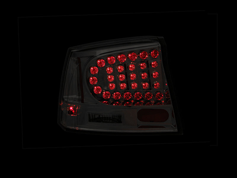 ANZO 2006-2008 Dodge Charger LED Taillights Black - Burkken Auto Parts