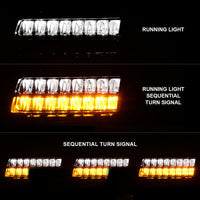 ANZO 2018-2021 Jeep Wrangler LED Side Markers Chrome Housing Smoke Lens w/ Seq. Signal Sport Bulb - Burkken Auto Parts