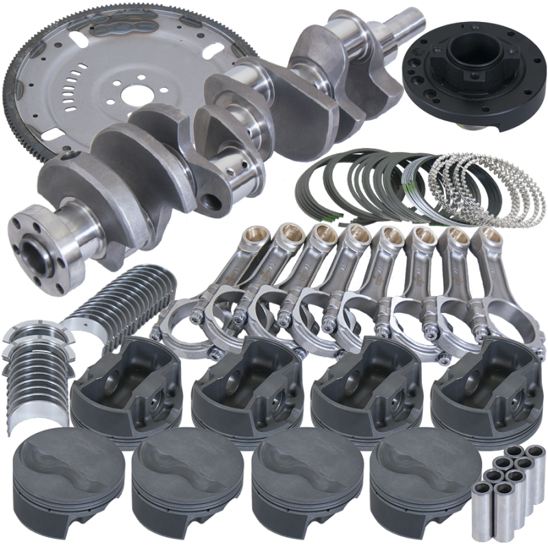 Eagle Ford 302 3.400in Crank 5.400in I-Beam Rods 4.000in Pistons 164 Tooth FP Balanced Assembly - Burkken Auto Parts