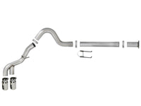 aFe Power 11-14 Ford F250/F350 6.7L Diesel Rebel XD 4in 409 SS DPF-Back Exhaust System - Pol Tips - Burkken Auto Parts