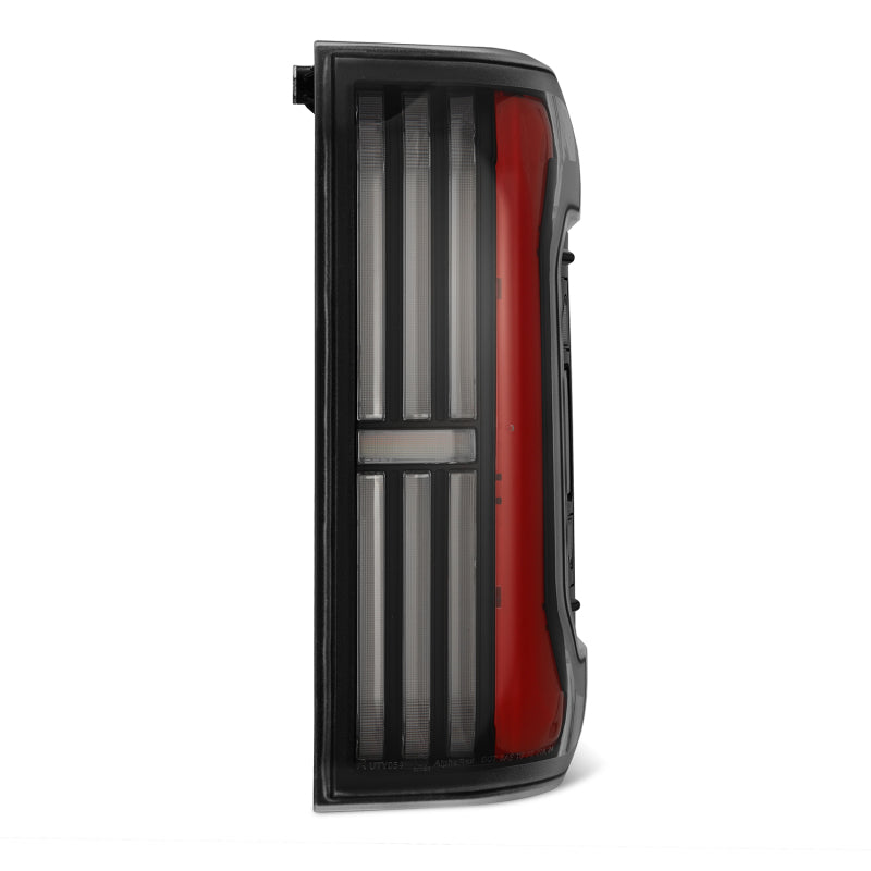 AlphaRex 24-25 Toyota Tacoma NOVA-Series LED Prismatic Tail Lights - Black Red - Burkken Auto Parts