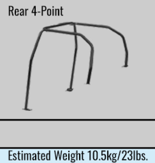 Cusco Chromoly Reg. Capacity 4pt Roll Cage Nissan R33 (S/O/No Cancel) CUSCO BLUE