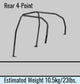 Cusco Chromoly Reg. Capacity 4pt Roll Cage Nissan R33 (S/O/No Cancel) CUSCO BLUE