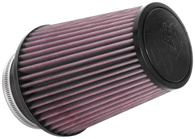K&N Universal Clamp-On Air Filter 4in FLG / 6in B / 4in T / 7in H - Burkken Auto Parts