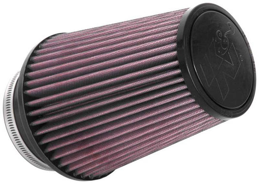 K&N Universal Clamp-On Air Filter 4in FLG / 6in B / 4in T / 7in H - Burkken Auto Parts