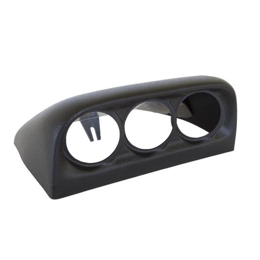 Autometer 98-02 Dodge Ram (exc 02 1500) Triple Dash Pod - Black - Burkken Auto Parts