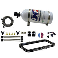 Nitrous Express Holley High Ram Plenum Nitrous Plate Kit w/5lb Bottle - Burkken Auto Parts