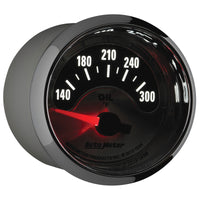 Autometer American Muscle 2-1/16in Short Sweep Electric 140-300 Deg F Oil Temp Gauge - Burkken Auto Parts