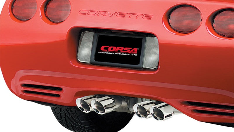 Corsa 1997-2004 Chevrolet Corvette C5 Z06 5.7L V8 Polished Xtreme Cat-Back + XO Exhaust - Burkken Auto Parts