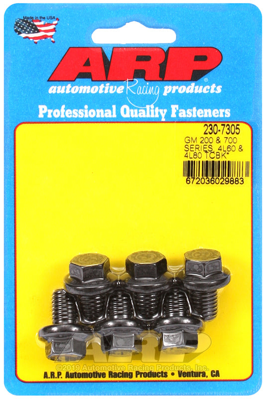 ARP GM 200/700 4L60/4L80 Torque Converter Bolt Kit - 6 Piece - Burkken Auto Parts