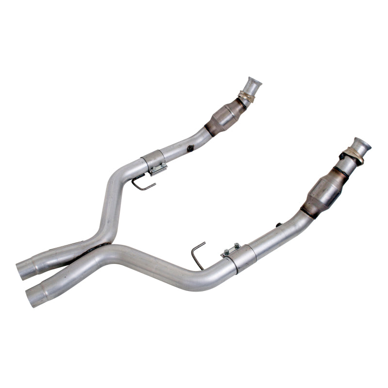 BBK 05-10 Mustang 4.6 GT High Flow X Pipe With Catalytic Converters - 2-3/4 - Burkken Auto Parts