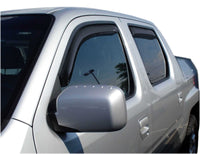 AVS 06-14 Honda Ridgeline Ventvisor In-Channel Front & Rear Window Deflectors 4pc - Smoke - Burkken Auto Parts