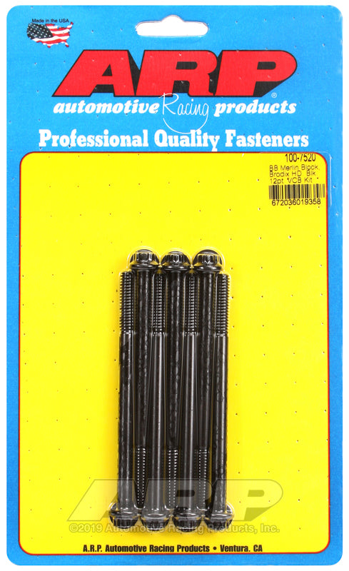 ARP Merlin Block BRodix Head BB 12pt Valve Cover Bolt Kit - Burkken Auto Parts
