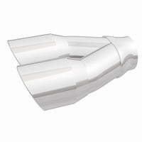 MagnaFlow Double Wall 3in Dual Round Polished Tip 2.25in Inlet - Burkken Auto Parts