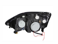 ANZO 2002-2004 Honda Civic Projector Headlights w/ Halo Black - Burkken Auto Parts