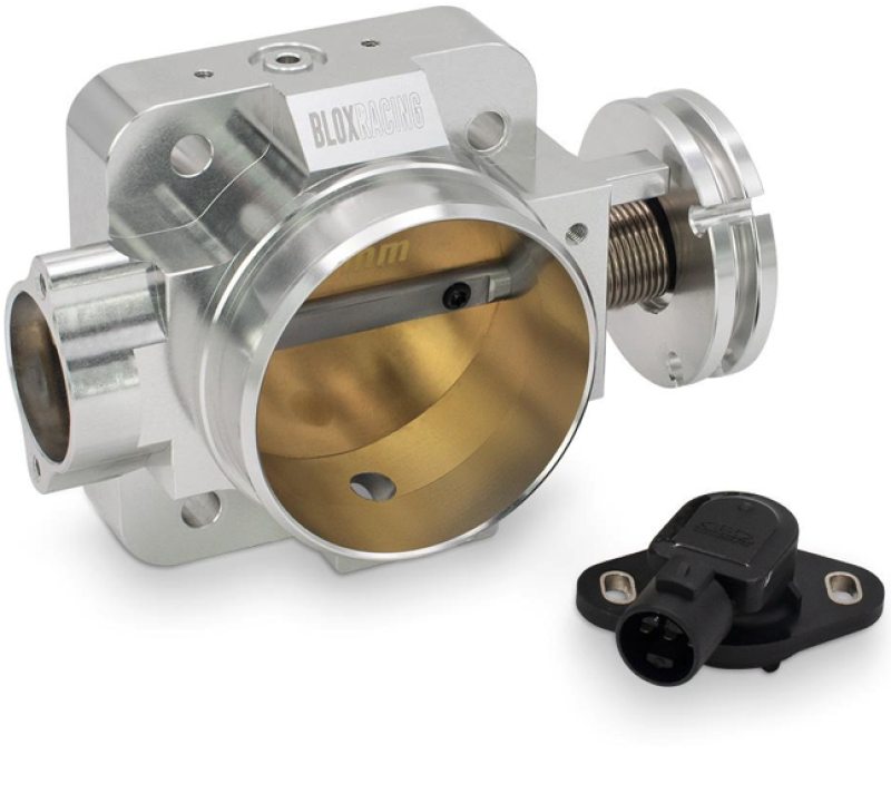 BLOX Racing Honda B/D/H/F Series Engines 74mm Silver Billet Throttle Body V2 - Burkken Auto Parts