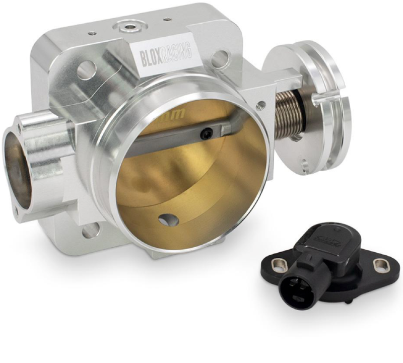 BLOX Racing Honda B/D/H/F Series Engines 76mm Silver Billet Throttle Body V2 - Burkken Auto Parts