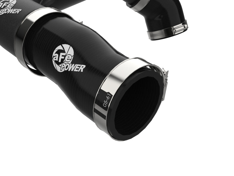 aFe 2024+ Jeep Wrangler JL L4-2.0L (t) BladeRunner 2-1/2in Aluminum Hot Charge Pipe - Black - Burkken Auto Parts