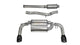 Corsa 2008-2015 Mitsubishi Lancer Evolution X Sedan 2.0L Black Sport Dual Rear Cat-Back Exhaust - Burkken Auto Parts