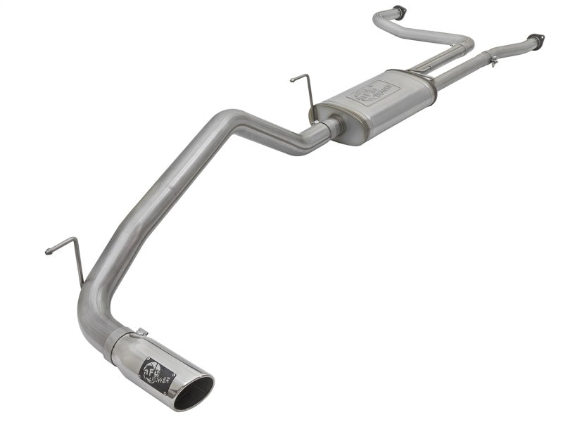aFe MACH Force-Xp 2-1/2in Cat-Back Exhaust System w/ Polished Tip 16-17 Nissan Titan XD V8 5.6L - Burkken Auto Parts