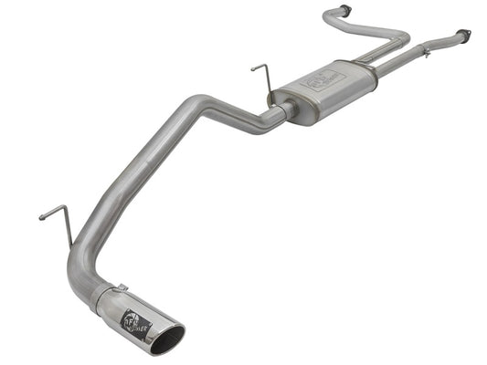 aFe MACH Force-Xp 2-1/2in Cat-Back Exhaust System w/ Polished Tip 16-17 Nissan Titan XD V8 5.6L - Burkken Auto Parts