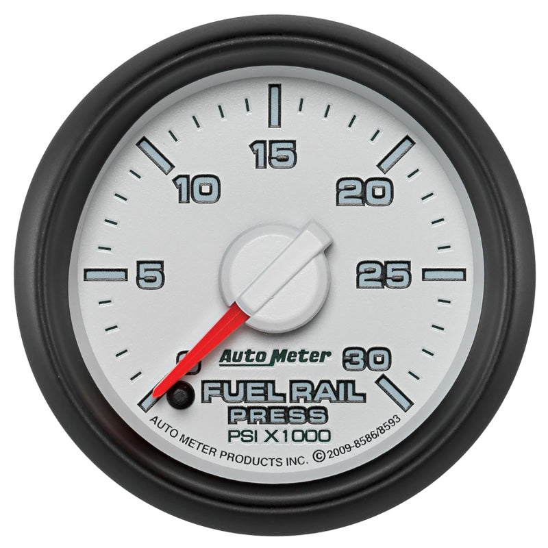 Autometer Factory Match Diesel Fuel  Rail Pressure Gauge 52.4mm 0-30K PSI SE, Cummins 6.7 L, Dodge - Burkken Auto Parts
