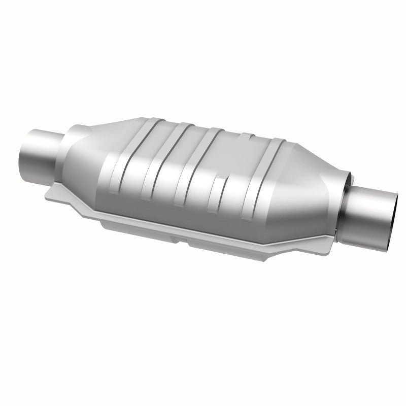 MagnaFlow Conv Universal 2.25in Inlet 2.25in Outlet 16in Length 6.375in Width - Burkken Auto Parts