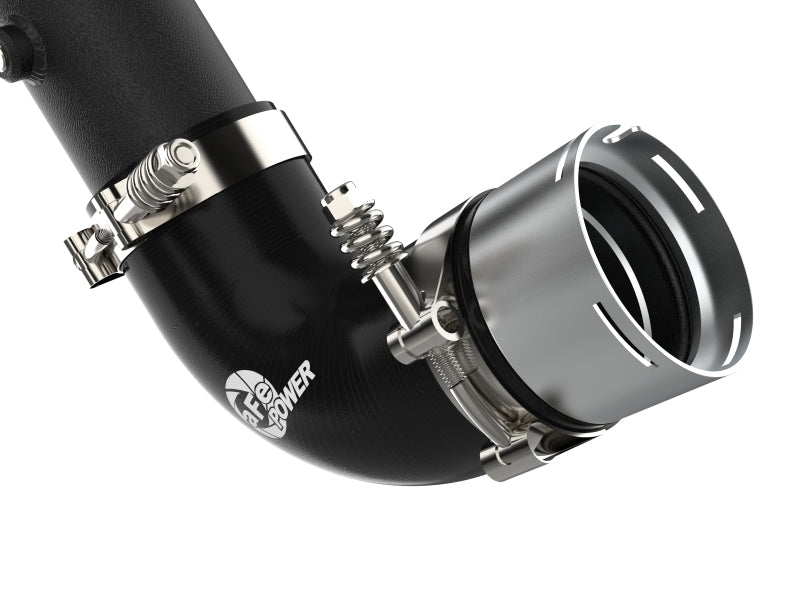 aFe Power 21-22 Ford Bronco L4-2.3L (t) BladeRunner 3in Aluminum Cold Charge Pipe Black - Burkken Auto Parts