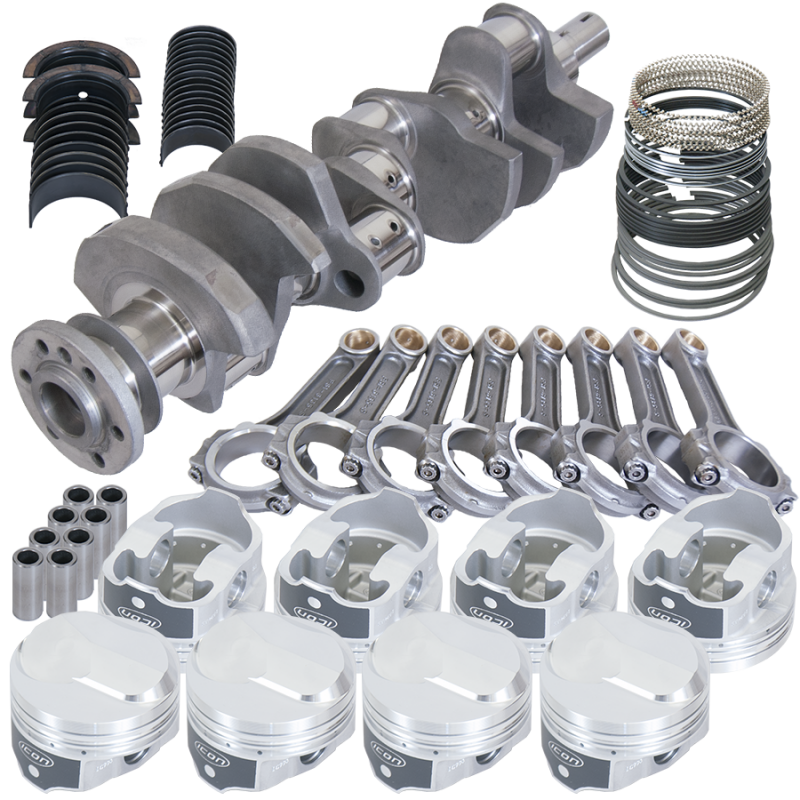 Eagle Chevy 454 4.000in Crank 6.135in I-Beam Rods 38cc Dome 4.280in Pistons Rotating Assembly - Burkken Auto Parts