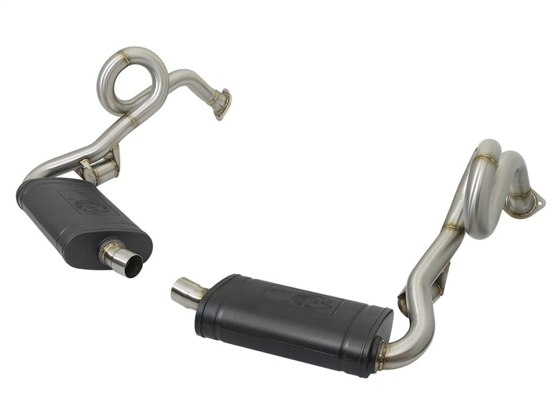 aFe MACHForce XP 13-15 Porsche Cayman S/Boxster S (981) H6-3.4L 2-2.5in. SS Cat-Back Exhaust System - Burkken Auto Parts