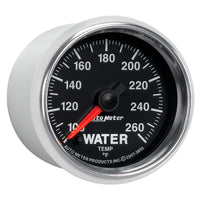 Autometer GS 100-260 degree Electronic Water Temperature Gauge - Burkken Auto Parts