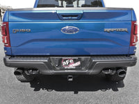 aFe MACH Force-Xp 3in to 3-1/2in 304 SS Cat-Back Exhaust w/Black Tip 17-18 Ford F-150 Raptor V6 3.5L - Burkken Auto Parts
