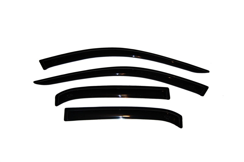 AVS 03-07 Honda Accord Ventvisor Outside Mount Window Deflectors 4pc - Smoke - Burkken Auto Parts