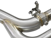 aFe MACH Force-Xp 3.5in. 304 SS C/B Exhaust w/o Muffler 15-18 BMW X5 M V8-4.4L (tt) - Polished Tip - Burkken Auto Parts