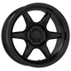 Kansei K11B Tandem 15x7in / 4X100 BP / 25mm Offset / 73.1mm Bore - Satin Black
