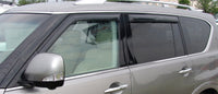 AVS 11-13 Infiniti QX56 Ventvisor Outside Mount Window Deflectors 4pc - Smoke - Burkken Auto Parts