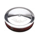 Edelbrock Air Cleaner Pro-Flo Series Round 14 In Diameter Cloth Element Chrome - Burkken Auto Parts