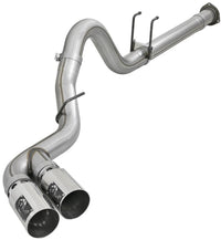 aFe Power 11-14 Ford F250/F350 6.7L Diesel Rebel XD 4in 409 SS DPF-Back Exhaust System - Pol Tips - Burkken Auto Parts