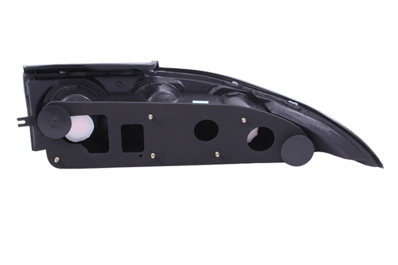 ANZO 1995-1999 Mitsubishi Eclipse Taillights Black - Burkken Auto Parts
