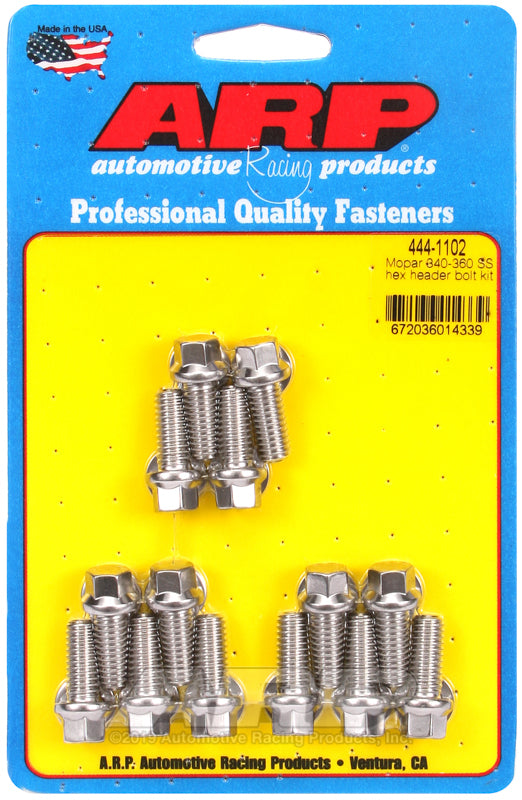 ARP Mopar 340-360 SS Hex Header Bolt Kit - Burkken Auto Parts