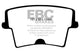 EBC 05-10 Chrysler 300C 5.7 Redstuff Rear Brake Pads - Burkken Auto Parts