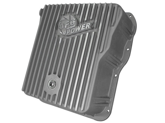 afe Transmission Pan Cover (Raw); GM Diesel Trucks 01-14 V8-6.6L (td) - Burkken Auto Parts