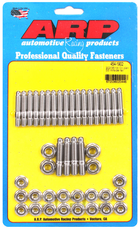 ARP Ford 302/351W Oil Pan Stud Kit w/ Side Rail - Burkken Auto Parts