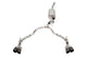 Corsa 2021-2025 Suburban / Yukon XL 5.3L 4WD Dual Rear 3in - 2.75in Sport Cat-Back DW 4in BlackTips - Burkken Auto Parts