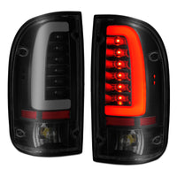 ANZO 1995-2000 Toyota Tacoma LED Taillights Black Housing Smoke Lens (Pair) - Burkken Auto Parts