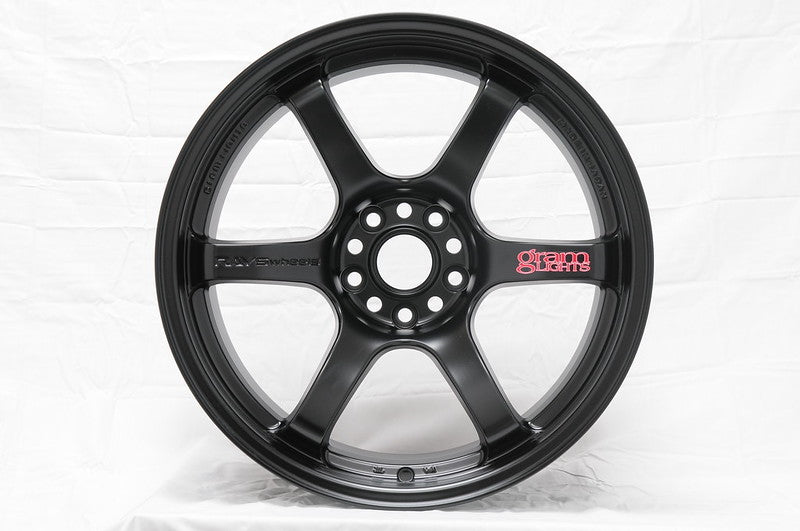 Gram Lights 57DR 19x8.5 +35 5x114.3 Semi Gloss Black Wheel - Burkken Auto Parts