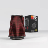 K&N Universal Rubber Filter 3 1/2 inch FLG / 4 5/8 inch Base / 3-1/2 inch Top / 5 1/2 inch Height - Burkken Auto Parts