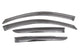 AVS 12-18 Nissan Versa (Excl. Hatch) Ventvisor Outside Mount Window Deflectors 4pc - Smoke - Burkken Auto Parts