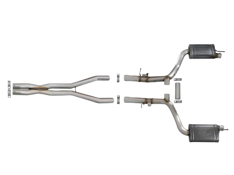 afe POWER MACH Force-Xp 15-17 Dodge Challenger Hellcat V8-6.2L 304 SS Cat-Back Exhaust System - Burkken Auto Parts
