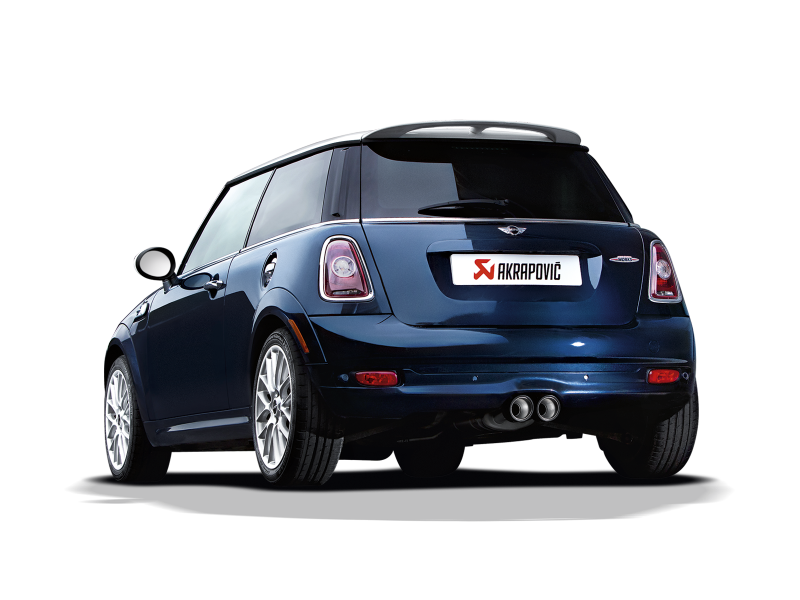 Akrapovic 07-14 MINI Cooper S (R56) / Cooper S Cabrio (R57) Evolution Line Cat Back (SS) (Req. Tips) - Burkken Auto Parts